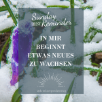 In mir beginnt etwas Neues zu wachsen