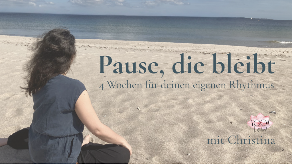 Christina am Stand, Einladung zu "Pause, die bleibt"