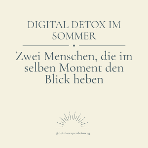 Digital Detox im Sommer