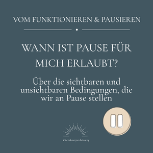 Wann ist Pause für MICH erlaubt?